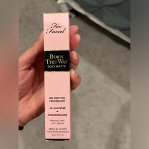 Too Faced born this way soft matte foundation in shade chai